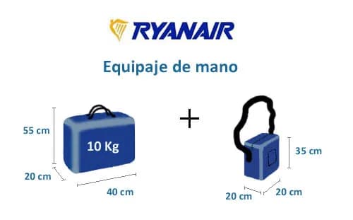 Equipaje de mano Ryanair: nuevas dimensiones y restricciones que debes conocer
