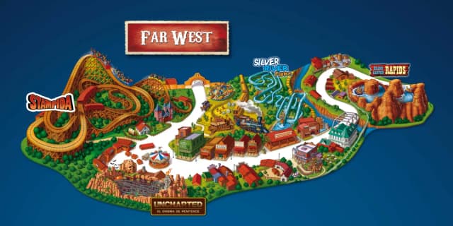 Mapa atracciones PortAventura: planifica tu visita sin perderte nada