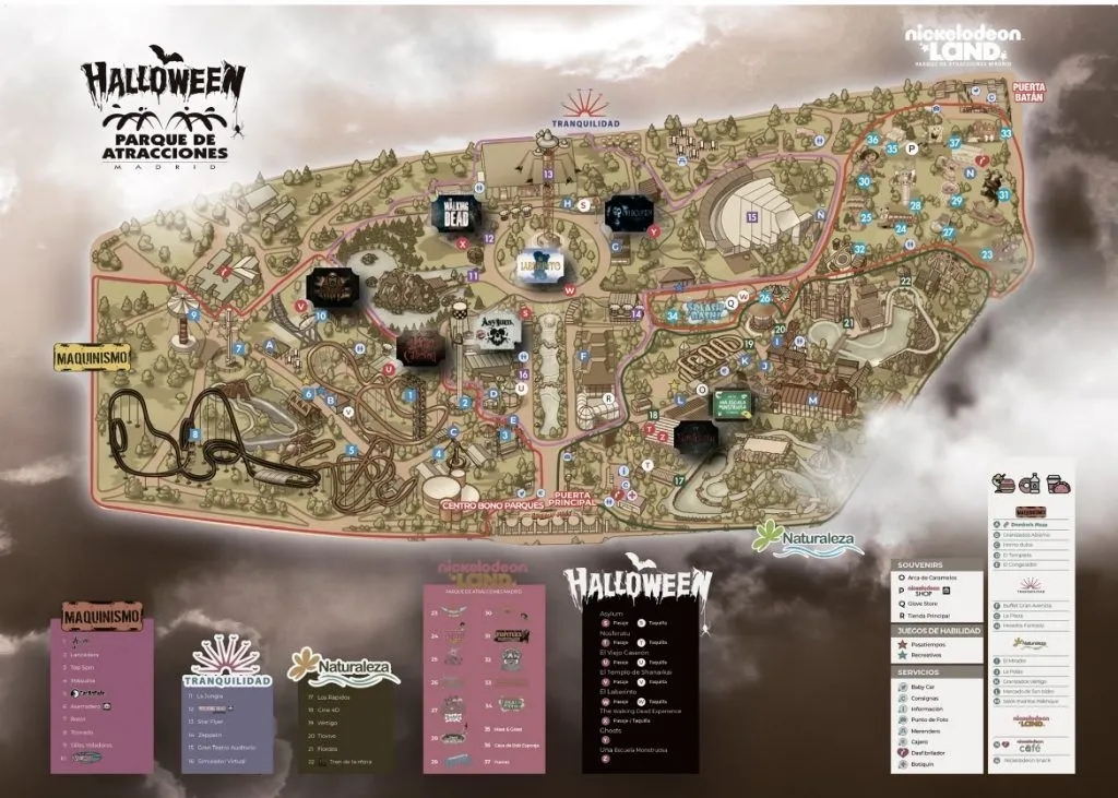 Halloween en el Parque de Atracciones de Madrid: Atracciones y Terror